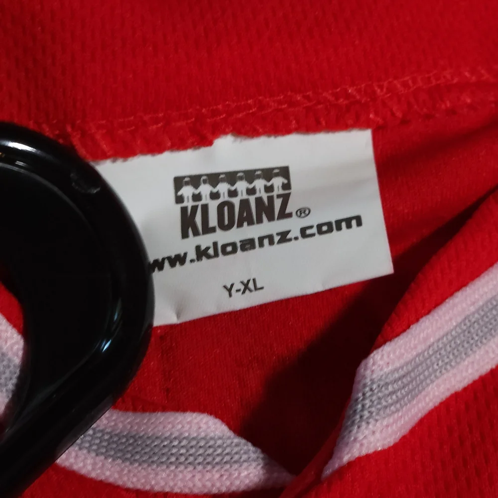 Angels Mike Trout Kids Button-Front Baseball Jersey Top - Red - Picture 5 of 5